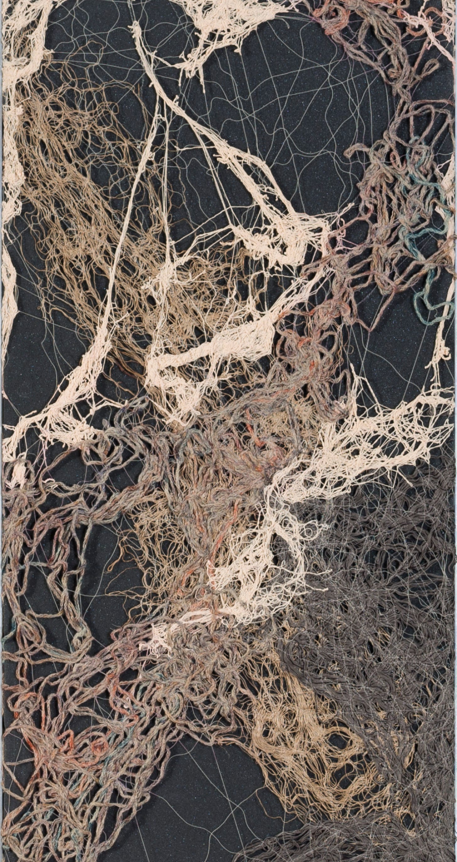 Kunstwerk aus textilen Fäden, Textil-Design